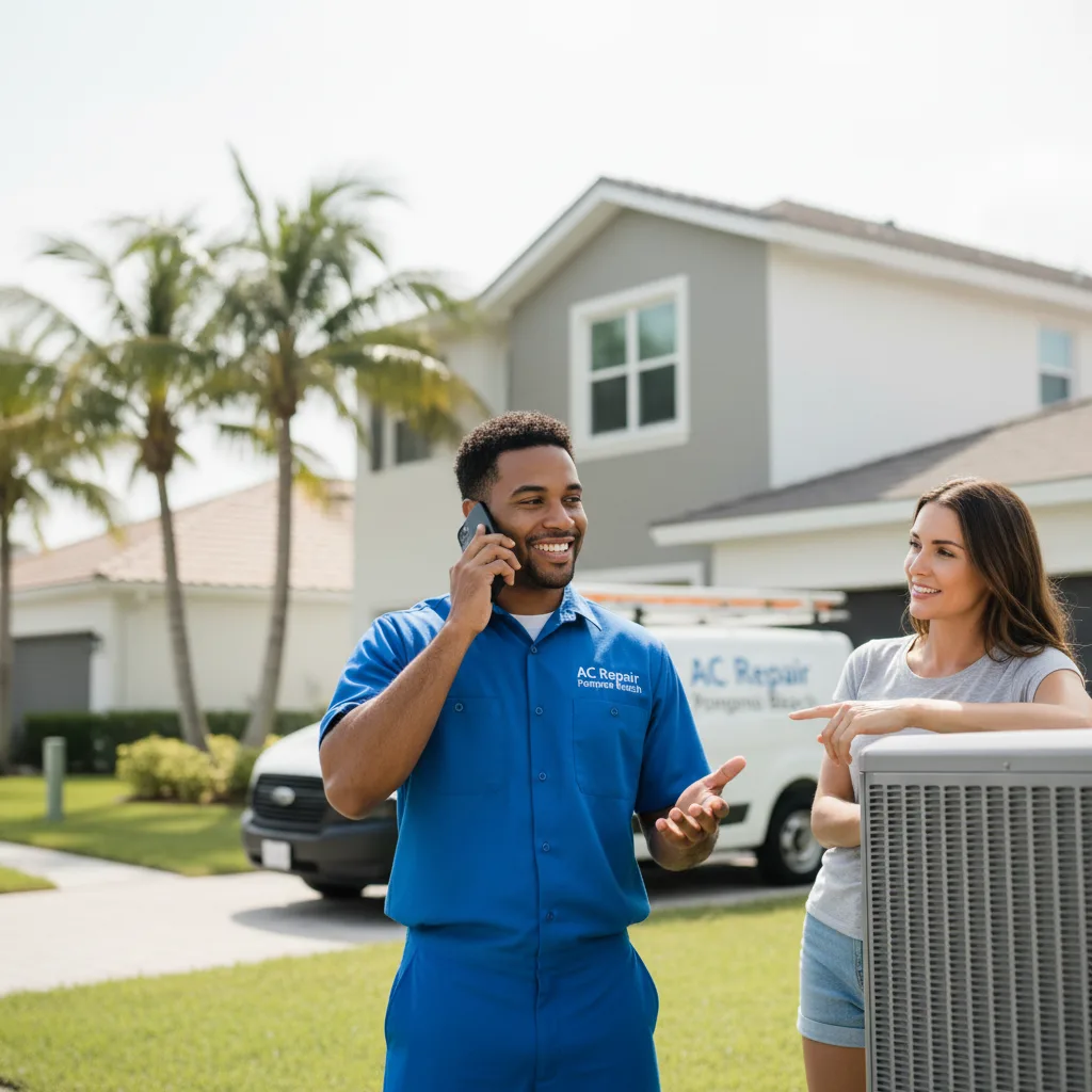 AC Repair Pompano Beach customer support in Lehi